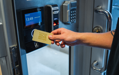 Fitness24Seven guldkort i slussen